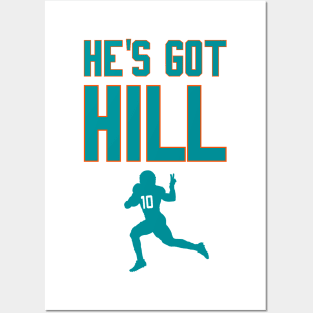 Miami Dolphins - He's Got Hill! Posters and Art